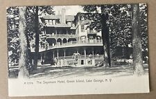 Vintage Postcard, Unposted RPPC Sagamore Hotel Green Island, Lake George, NY picture
