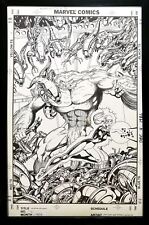 Alpha Flight #56 by Jim Lee 11x17 FRAMED Original Art Poster Marvel Comics picture
