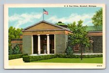 Marshall MI, US Post Office, Michigan Vintage Postcard picture