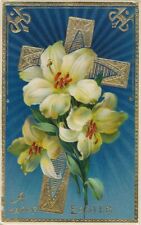 EASTER - Lilies A Happy Easter - 1912 picture