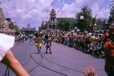 #SL5 d Vintage 35mm Slide Photo - Disneyland Parade-Mickey and Mini Mouse- 1974 picture
