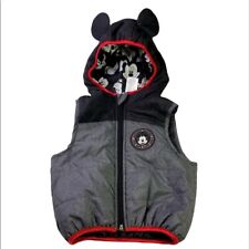 Disney Juniors Mickey Mouse Kids Size 2T Quilted Puffer Hoodie Vest picture