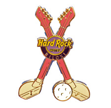 Hard Rock Hotel PIN Vintage BILOXI GOLF Clubs Ball LIMITED ED Cloisonne Tac NEW picture