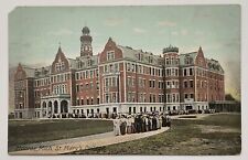 Monroe MI Michigan St. Mary's College Academy New Building Vintage Postcard M5 picture