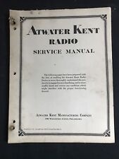 Atwater Kent Radio Service manual 1928 picture