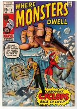 Where Monsters Dwell #1 Marvel 1970 picture