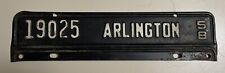 1958, Arlington  Virginia  License Plate Topper, Issue #19025, Good Used picture