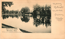 Postcard   Institute Park, Worcester, Massachusetts picture