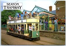 Postcard - No. 6 departing Colyton Station, Seaton Tramway - Colyton, England  picture