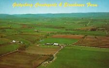 Postcard PA Gettysburg Eisenhower Farm & Gettysburg Countryside Vintage PC H3903 picture