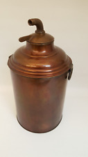Vintage solid copper boiler still threaded fittings amazing condition 19.5