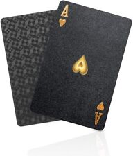 Diamond Waterproof Black Playing Cards, Poker HD, Deck of Cards  picture