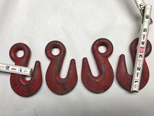 4- Durbin Durco 1/2'' Grab Eye Hook St Louis MO Usa Forged  New--Old Stock picture