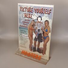 Hooters Table Top Sign or Menu Holders with Hooter Inserts Hawaii Vacation Girls picture