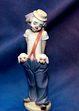 Lladro Little Pals Clown Figurine with Puppies picture
