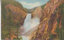 Great Falls and Grand Canyon. YELLOWSTONE NATIONAL PARK # 1046 Vintage picture