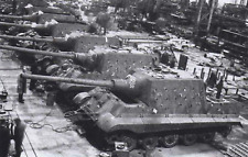 WW2 WWII Photo German Jagdtiger Production Line SdKfz 186 World War Two / 4197 picture