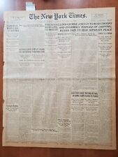 1917 NOVEMBER 21 NEW YORK TIMES - SUFFRAGE LEADERS CALL FOR REPRISAL - NT 8081 picture