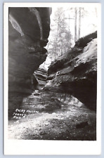 RPPC Real Photo Rocky Hollow Turkey Run Sugar Creek Township Indiana IN Postcard picture