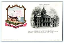 c1905 Square Miles New England Capitol Concord New Hampshire NH Vintage Postcard picture