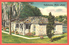 TALLAHASSEE MOTOR HOTEL, TALLAHASSEE, FLA. –Torn Down 1995 -1940s Linen Postcard picture