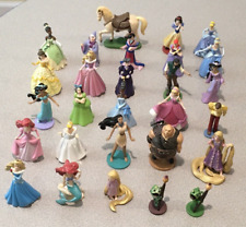 Disney Princess and Character Lot Of 28 Figures Cake Toppers Collectibles picture