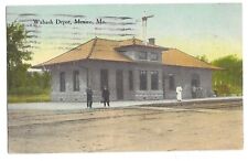 Mexico, MO Missouri 1913 Postcard, Wabash Railroad Depot picture