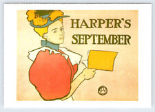 September 1896 Harper's Magazine Edward Penfield Reprint Postcard BRL18 picture