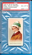 1888 N33 Allen & Ginter - World Smokers - English Naval Officer PSA 6 picture