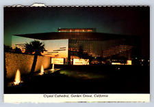 Vintage Postcard Crystal Cathedral Garden Grove California picture