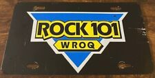 ROCK 101 WROQ Radio Station Booster License Plate Anderson South Carolina SC picture