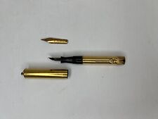 Vintage Waterman's Ideal Gold Plated Fountain Pen 0552 1/2 V picture