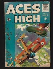 Aces High #3 (1955) GDVG Evans Krigstein Wood Davis World War I WWII Aviation picture