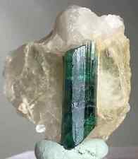 Beautiful Tourmaline Crystal Minerals Specimen from Afghanistan 40 Carats #E picture