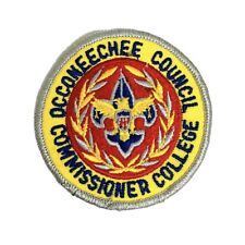 Vtg Occoneechee NC Council Commissioner College Patch BSA Boy Scouts Of America picture