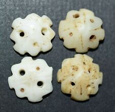 Antique Hand Carved Mauritanian Conus Shell Hair Adornment Beads, African Trade picture