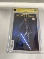Star Wars Obi-Wan Kenobi #1 Ewan McGregor Signed Autographed CBCS Graded 9.2 picture
