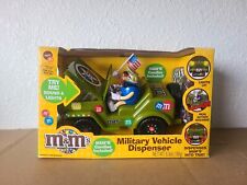 VTG Rare M&M 2009 MILITARY VEHICLE JEEP DISPENSER Collectible M & M Jeep NEW picture