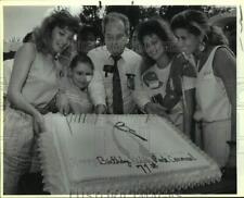1989 Press Photo Sheriff Harlon Copeland & Others, Make-A-Wish Foundation Event picture
