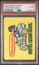 1989 Topps Nintendo Super Mario Bros Game Sticker #33 PSA 6 NES VGA WATA SNES GB picture
