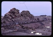 Railroad Slide - Union Pacific Freight Train 1978 Vintage Piggy Back Trailers picture