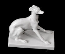 Vintage P.J. MENE signed NYMPHENBURG Porcelain ITALIAN GREYHOUND Dog Figurine picture