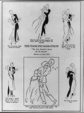 Photo:The dancing marathon,1923,Cartoon,Johan Bull picture