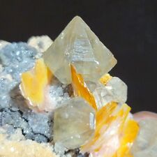 ☆AAA quality UV Yellow Fluorescent Cerussite Crystals with Barite☆ picture