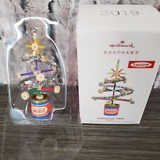 Hallmark Christmas Ornament Hasbro Tinkertoy Tree with Tinsel Garland 2019  BOX picture