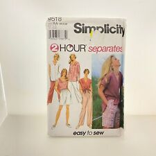 #9518 Simplicity Misses Separates Sewing Pattern Size XS-M picture