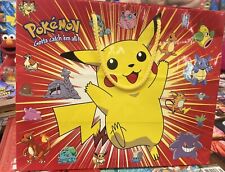 Pokemon Gift Bag RARE Vintage Original 1999 Birthday Party Pikachu  picture