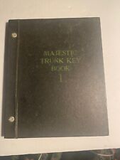 Vtg. Majestic Trunk Key Book 1933 picture