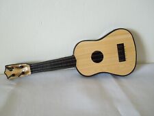 Miniature Acoustic Replica Guitar Greenbrier Collectible Faux Wood Body 11