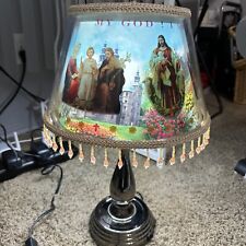 Vintage Rotating Religious Motion Table Lamp Picture Light picture